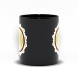 Plus Minus Co Chakra Black Mugs, view 2
