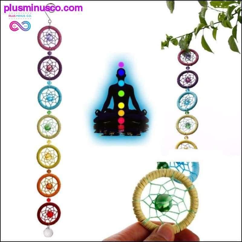 Plus Minus Co Chakra Dream Catcher Wall Hanging Decoration