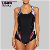 Plus Minus Co Charmleaks One Piece Women Sports Swimwear Sports Swimsuit, view 4