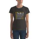 Plus Minus Co Chemist do it on table short sleeve t-shirt at Plusminusco || On Sale Now || Funny Chemistry Shirt, Chemistry Teacher Gift, Tank Top, view 2