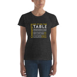 Plus Minus Co Chemist do it on table short sleeve t-shirt at Plusminusco || On Sale Now || Funny Chemistry Shirt, Chemistry Teacher Gift, Tank Top, view 3