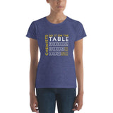 Plus Minus Co Chemist do it on table short sleeve t-shirt at Plusminusco || On Sale Now || Funny Chemistry Shirt, Chemistry Teacher Gift, Tank Top, view 6