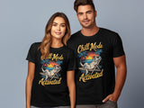 Plus Minus Co Chill Mode Activated Dog on Beach T-Shirt - Relaxed Summer Vibes Tee, view 5