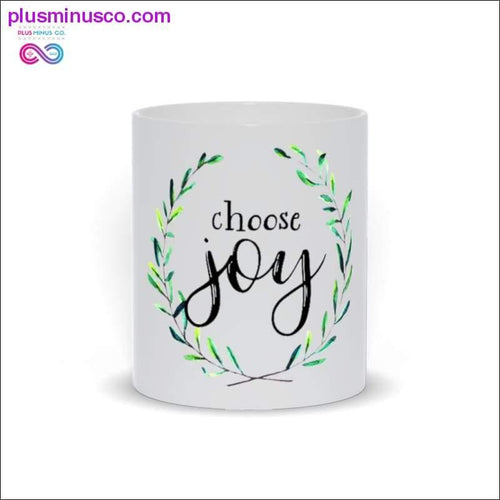 Plus Minus Co Choose Joy Mugs