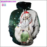Plus Minus Co Christmas hoodies pirate casual loose long sleeve Men Woman, view 2