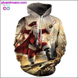 Plus Minus Co Christmas hoodies pirate casual loose long sleeve Men Woman, view 3