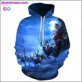 Plus Minus Co Christmas hoodies pirate casual loose long sleeve Men Woman, view 5
