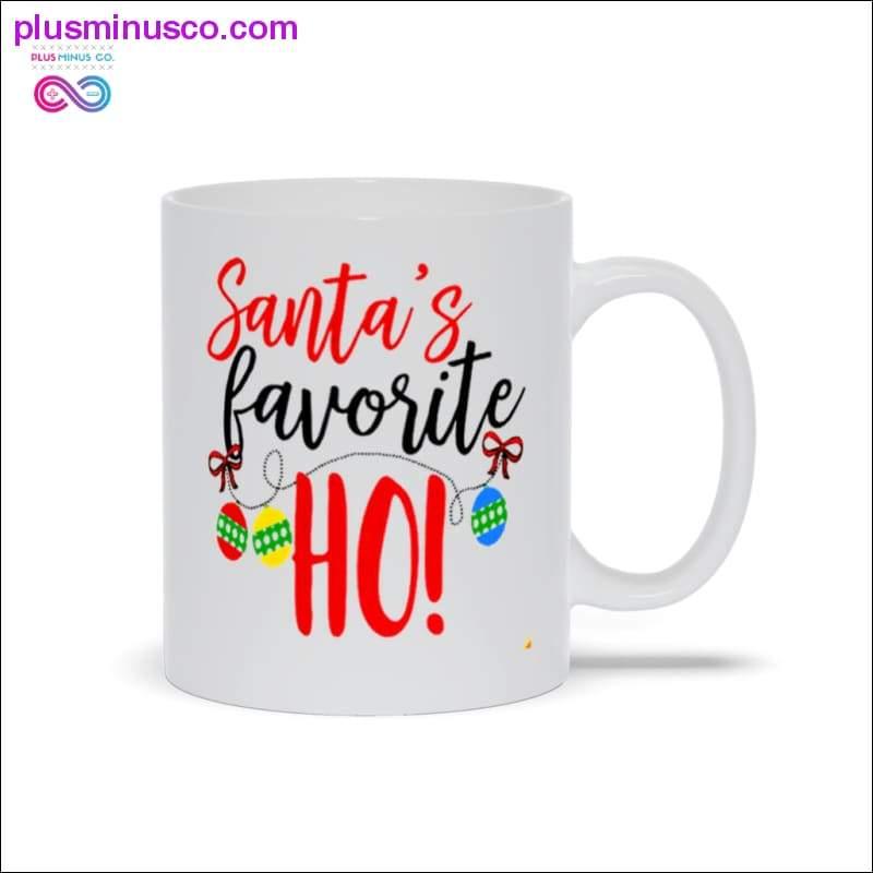 Plus Minus Co Christmas Mug, Santa's Favorite Ho! Mugs