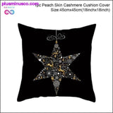 Plus Minus Co Christmas Throw Pillowcase Covers 45x45cm, Festive Holiday Home Decor, view 6