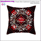 Plus Minus Co Merry Christmas Pillowcase Cover, Festive Holiday Cushion Cover for Home Decor, view 2
