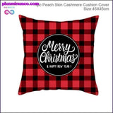 Plus Minus Co Merry Christmas Pillowcase Cover, Festive Holiday Cushion Cover for Home Decor, view 4