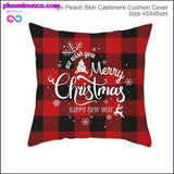 Plus Minus Co Merry Christmas Pillowcase Cover, Festive Holiday Cushion Cover for Home Decor, view 5