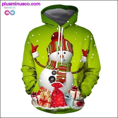 Plus Minus Co Christmas snowman printing Women Santa Claus Christmas