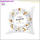 Plus Minus Co Christmas Cushion Covers 45x45cm, Festive Holiday Throw Pillowcases, view 6