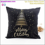 Plus Minus Co Christmas Pillowcase Covers 45x45cm, Holiday Cushion Covers for Home Decor, view 3