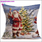 Plus Minus Co Christmas-themed Linen Pillowcases for Throw Pillows at, view 5