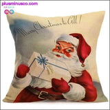 Plus Minus Co Christmas-themed Linen Pillowcases for Throw Pillows at, view 6