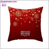 Plus Minus Co Christmas-themed Polyester Throw Pillowcases 45*45cm at, view 2