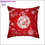 Plus Minus Co Christmas-themed Polyester Throw Pillowcases 45*45cm at, view 5