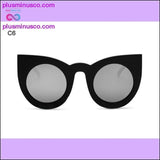 Plus Minus Co Chunky Cat Eye Sunglasses for Women - 100% UV400 Protection, view 2