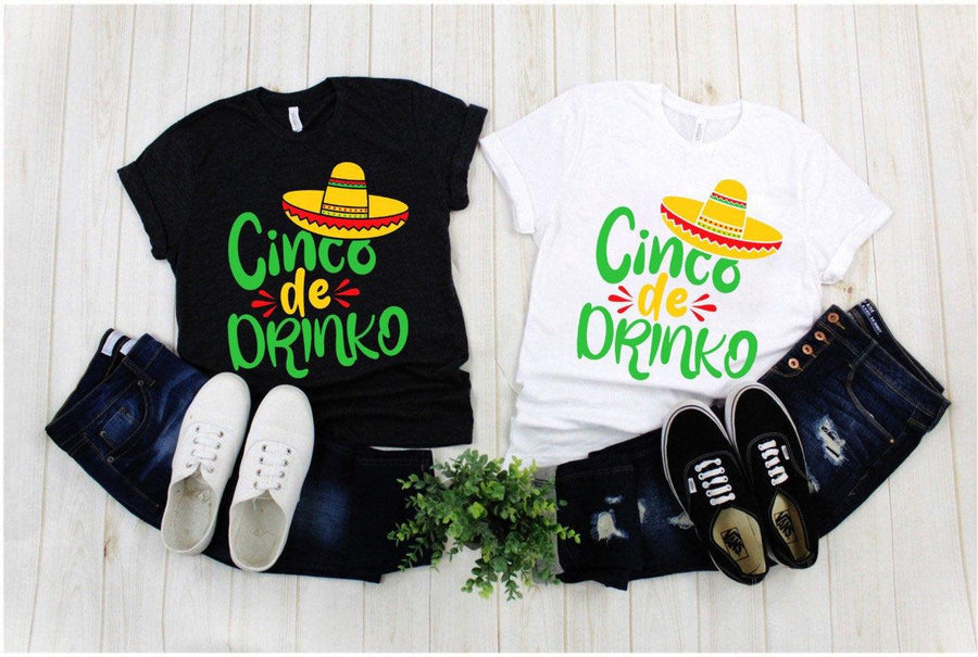 Plus Minus Co Cinco De Drinko T-Shirts,Cinco De Mayo, Cactus T-Shirts, Happy Cinco De Mayo