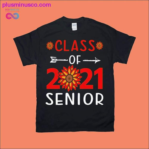 Plus Minus Co Class of 2021 Senior Black T-Shirts