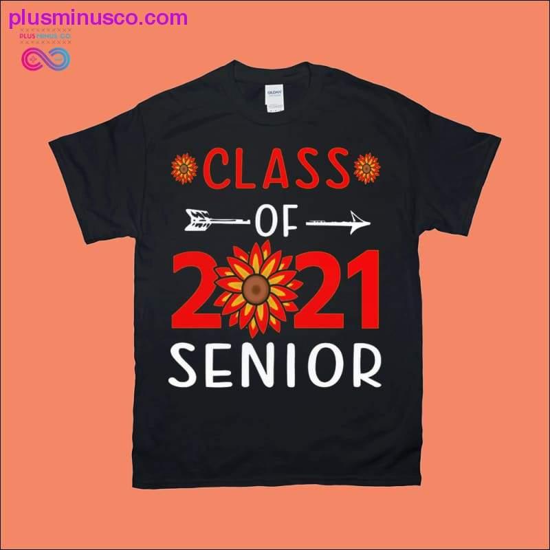 Plus Minus Co Class of 2021 Senior Black T-Shirts