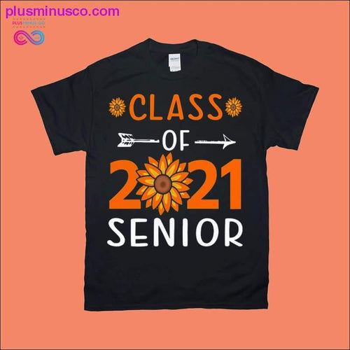 Plus Minus Co Class of 2021 Senior / Orange T-Shirts