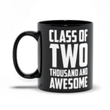 Plus Minus Co Class Of Two Thousand And Awesome Black Mugs, view 4