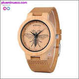 Plus Minus Co Classic Manmade Best Wooden Watches For Men with Lifelike, view 3