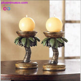 Plus Minus Co Coconut Tree Candle Holder ll Plusminusco.com, view 2