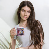 Plus Minus Co Coffee give me Teacher Powers Mug, teacher birthday gift, back to school, teacher personalized gifts, view 2