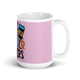 Plus Minus Co Coffee Gives Me Teacher Powers Back To School Funny Teachers Coffee Mug Men Women, view 2