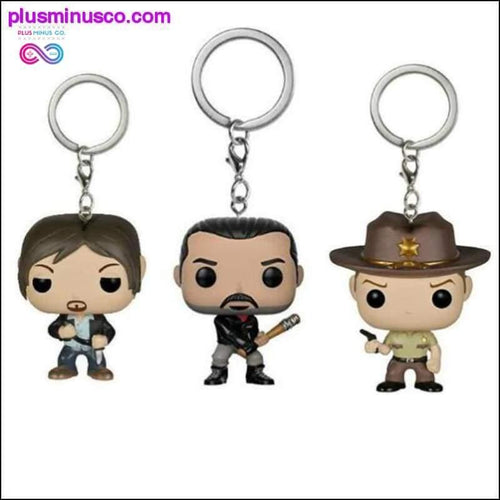 Plus Minus Co Collectible Model AMC Walking Dead Keychain