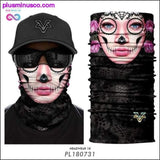 Plus Minus Co Color Sugar Skull Women Headband Magic Scarf Cycling Hiking, view 5