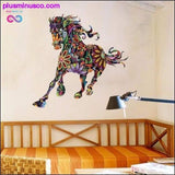 Plus Minus Co Colorful Horse Mandala Wall Sticker, view 2