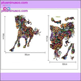 Plus Minus Co Colorful Horse Mandala Wall Sticker, view 4