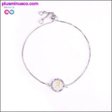Plus Minus Co Colorful Rainbow Zircon 26 Letter Bracelet for Women, view 2