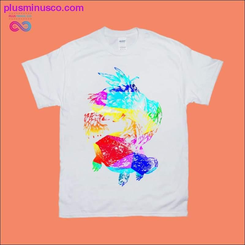 Plus Minus Co Colorful Turtle T-Shirts