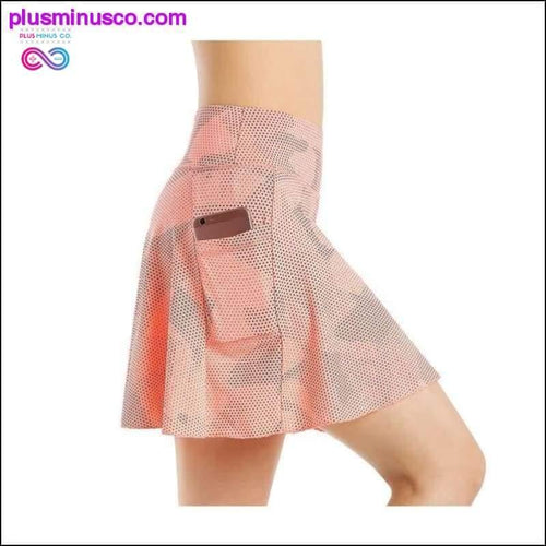 Plus Minus Co Short Skirt Sportswear with Pocket || PlusMinusco.com