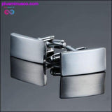 Plus Minus Co Copper quality enamel square stripes gold silver black, view 2