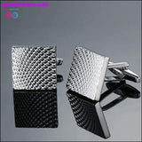 Plus Minus Co Copper quality enamel square stripes gold silver black, view 5