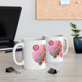 Plus Minus Co Copy of Taurus Mugs,Taurus Zodiac Mug, Zodiac Coffee mug, Taurus mug, artistic Taurus mug, Taurus birthday gift, Taurus zodiac mug, view 6
