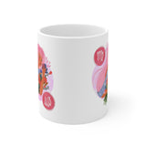 Plus Minus Co Copy of Taurus Mugs,Taurus Zodiac Mug, Zodiac Coffee mug, Taurus mug, artistic Taurus mug, Taurus birthday gift, Taurus zodiac mug, view 2