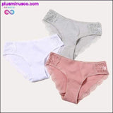 Plus Minus Co Cotton Panty 3Pcs/lot Solid Women's Panties Comfort, view 2