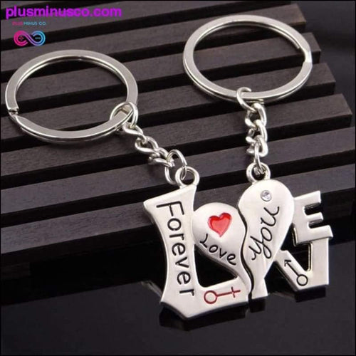 Plus Minus Co Couple Key-chain Perfect Gift for Anniversaries, Valentines