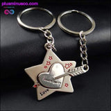 Plus Minus Co Couple Keychain Novelty Gift for Anniversaries, Valentines day, view 5