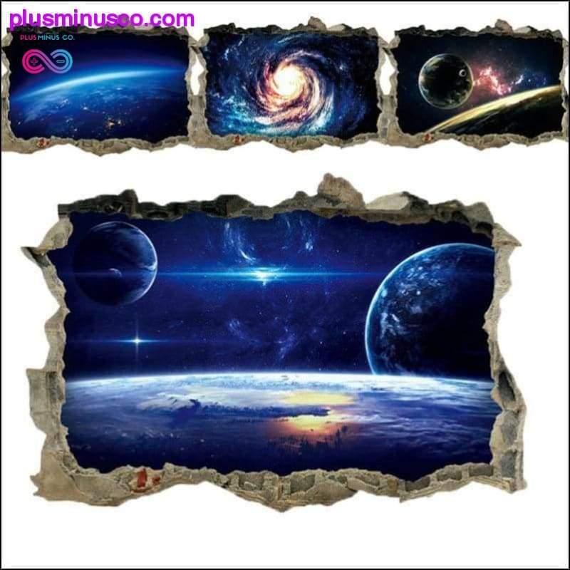Plus Minus Co Creative 3D Universe Galaxy Wall Stickers For Ceiling Roof