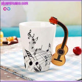 Plus Minus Co Creative Music Violin & Guitar Ceramic Mugs Novelty Gifts, view 2