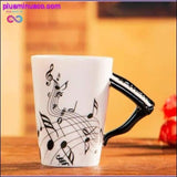 Plus Minus Co Creative Music Violin & Guitar Ceramic Mugs Novelty Gifts, view 3